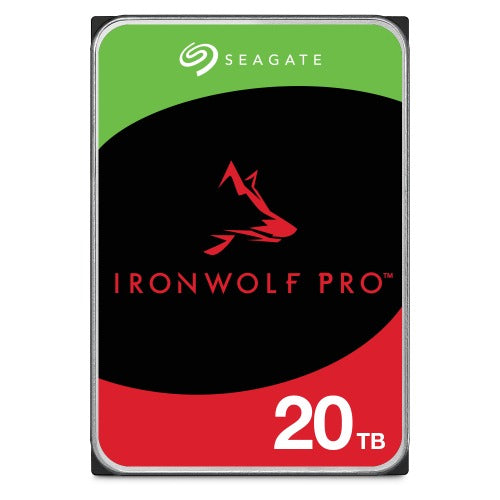 Seagate 20TB 3.5' IronWolf PRO NAS SATA 6Gb/s 7200RPM 256MB Cache HDD. 5 Years Warranty