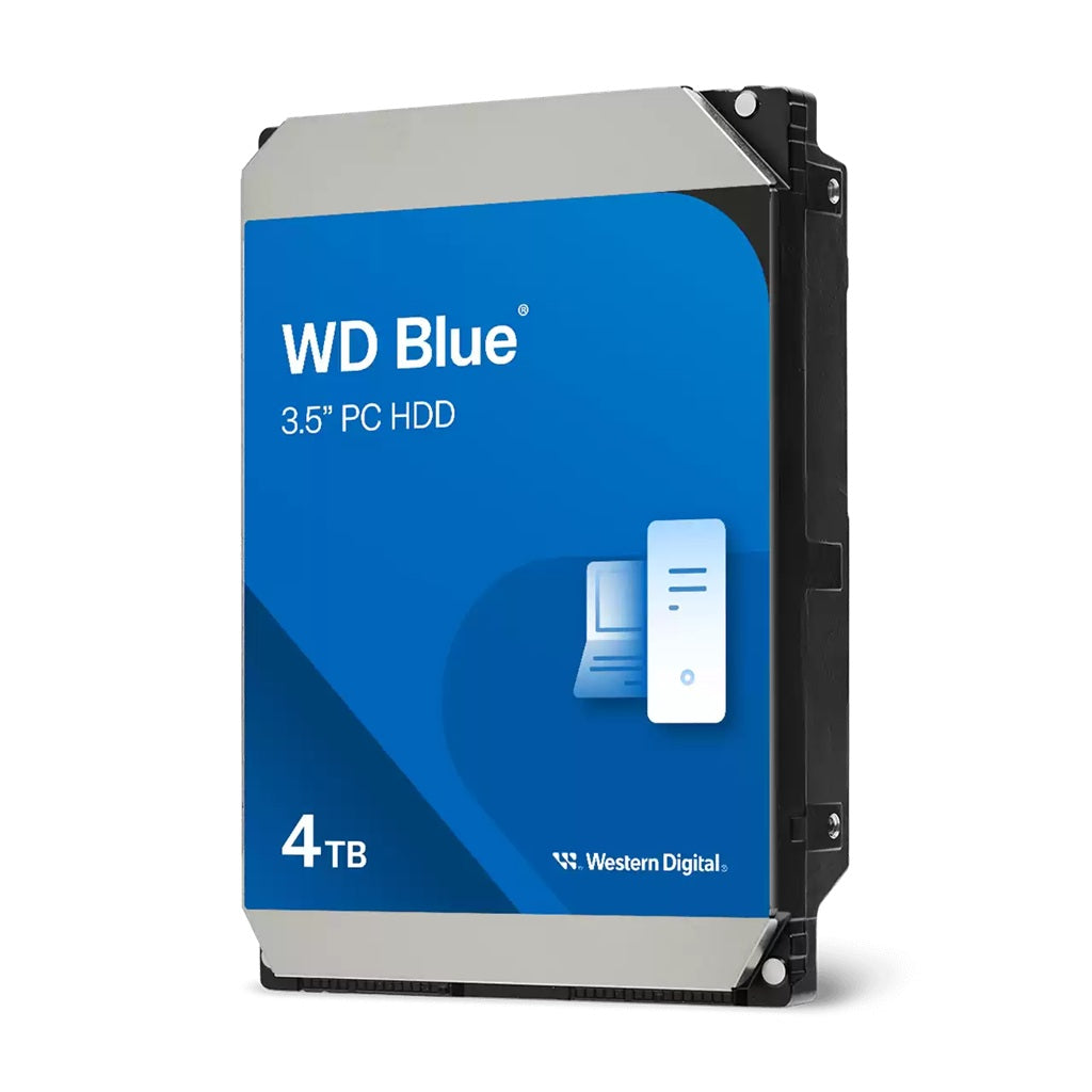 Western Digital Blue - 4TB 5400RPM SATA III 6Gb/s 256MB Cache 3.5' Desktop Hard Drive - (LS) -- WD40EZZX