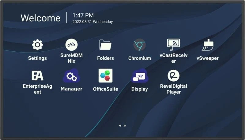 ViewSonic CDE4330 43' 4K Presentation Display Wireless presentation, Single USB-C cable for 65W, 24/7 video playback, Remote device management, ProAV