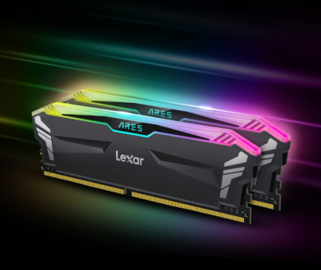 Lexar LD4BU008G-R3600GD0A DDR4 UDIMM 16GB Kit (2 x 8GB) 3600 MT/s 1.35V CL18 THOR XMP 2.0 Ares OC Black