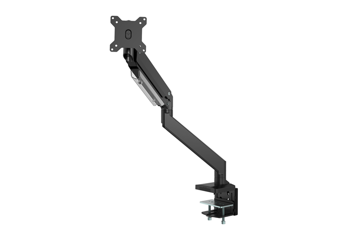 Brateck Single Monitor Heavy-Duty Gas Spring Aluminum Monitor Arm Fit Most 17'-35' Monitor Up to15kg per screen (LS)