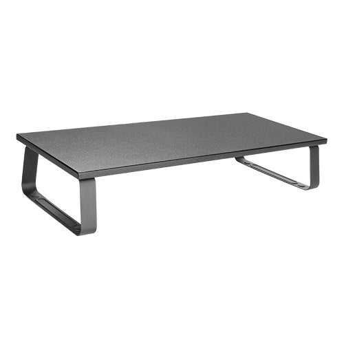 Brateck Timber Desktop Monitor Stand (600x260x120mm) Fit Screen Size 13'-32' Weight Capacity Up to 20kg- Black (LS)