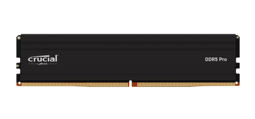 Crucial Pro 32GB (1x32GB) DDR5 UDIMM 5600MHz CL46 Black Heat Spreader Support Intel XMP AMD Ryzen Desktop PC Gaming Memory