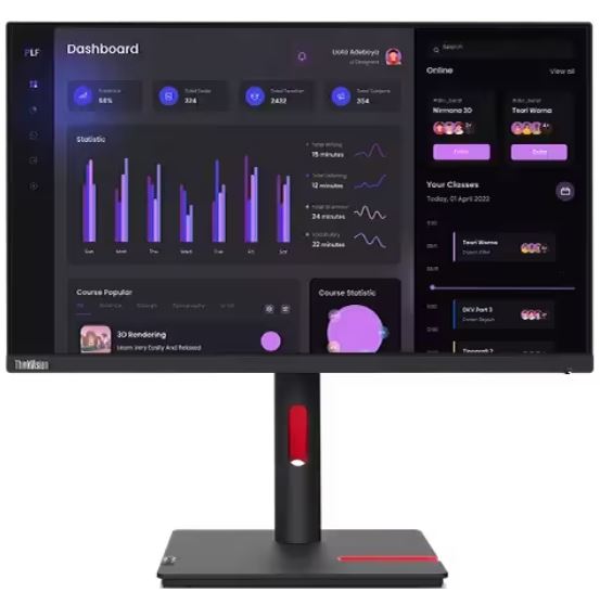 LENOVO 24" ThinkVision T24I-30 Monitor