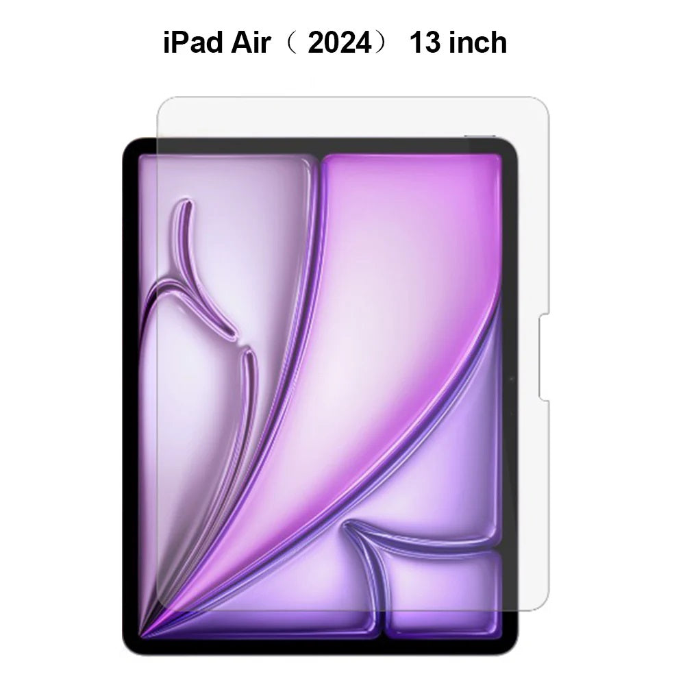 USP Apple iPad Air (13.0') (M3) Tempered Glass Screen Protector : Full Coverage, 9H Hardness, Bubble-free, Anti-fingerprint, 3 Years Warranty
