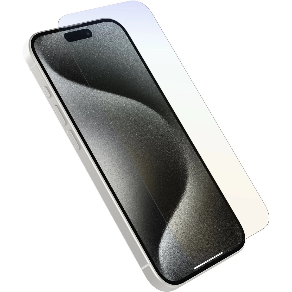 OtterBox Premium Pro Glass Antimicrobial Anti-Blue Light Apple iPhone 15 Pro (6.1') Screen Protector Clear - No Retail Packaging - 2 Years Warranty