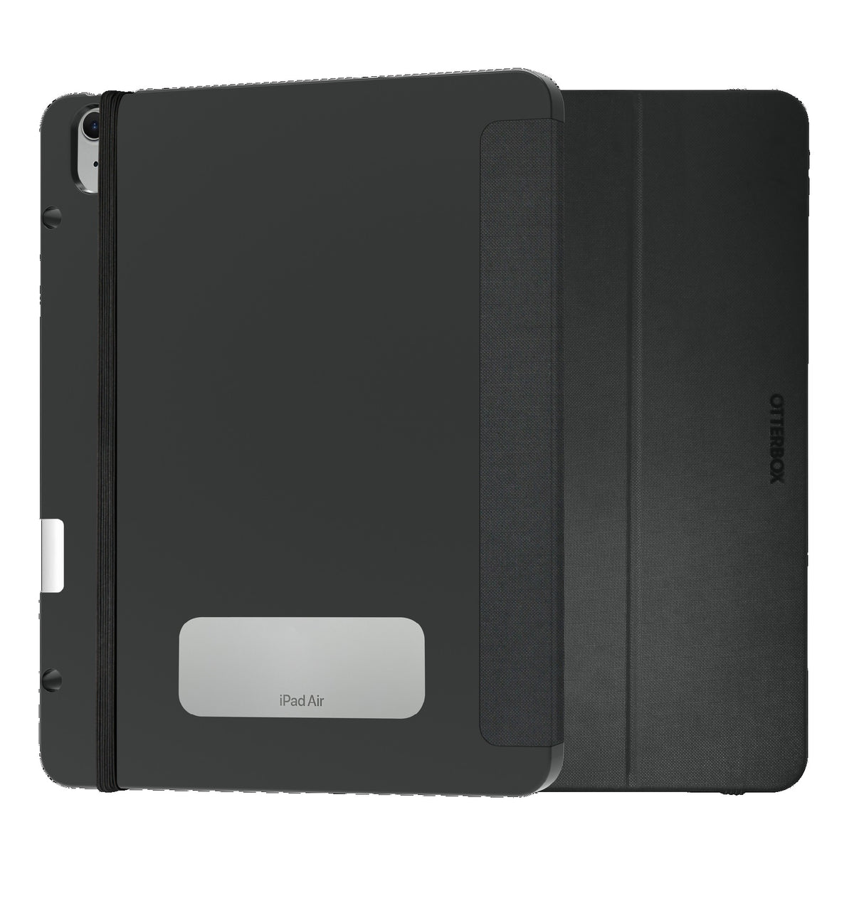 OtterBox React Folio Apple iPad Air (13') (M3/M2) (7th/6th Gen) Case Black - (77-95351),DROP+ Military Standard, Pencil Holder,7 Years Warranty