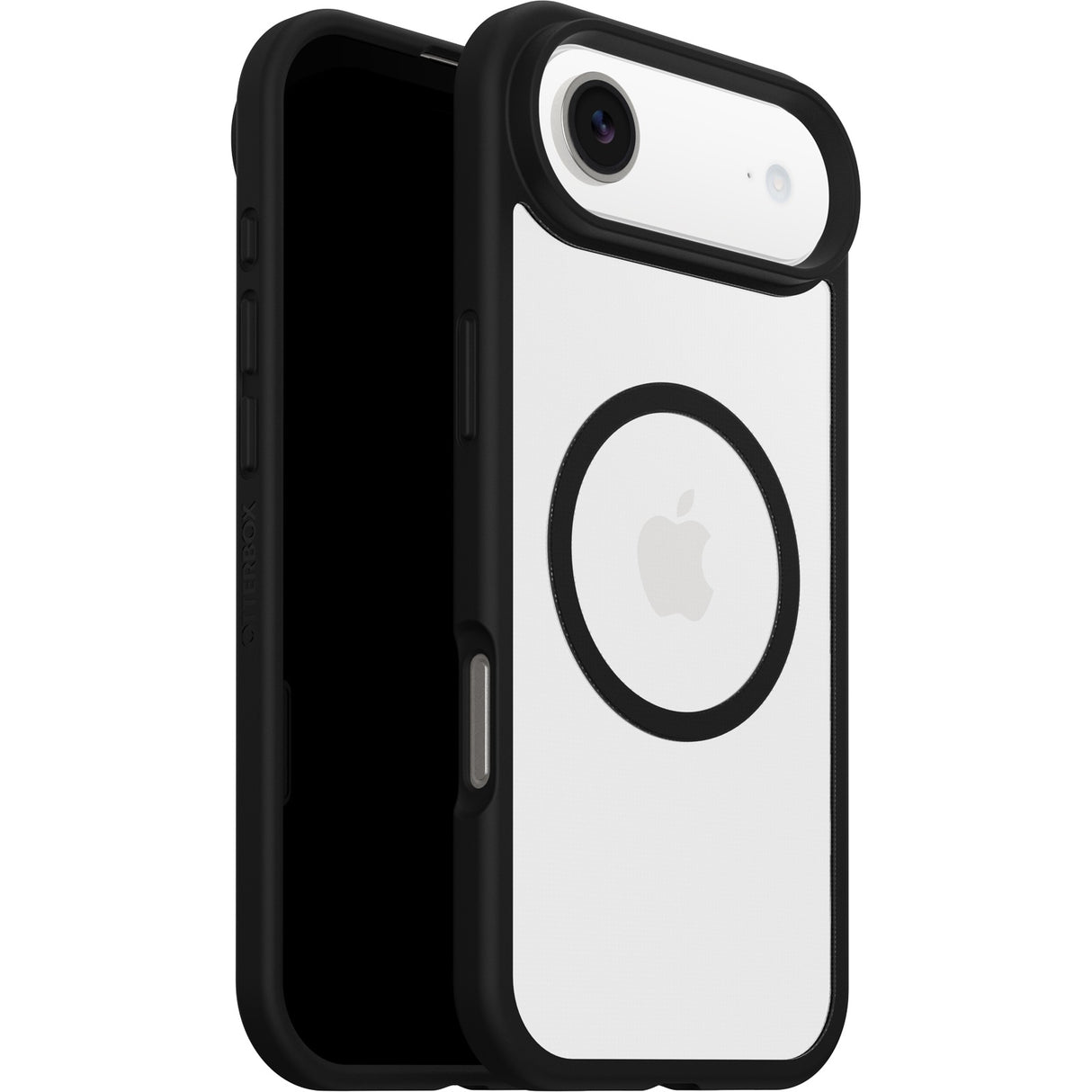 OtterBox React MagSafe Apple iPhone Air (6.5') Case Black Crystal (Clear/Black) - (77-98611)),DROP+ Military Standard,Raised Edges,7 Years Warranty
