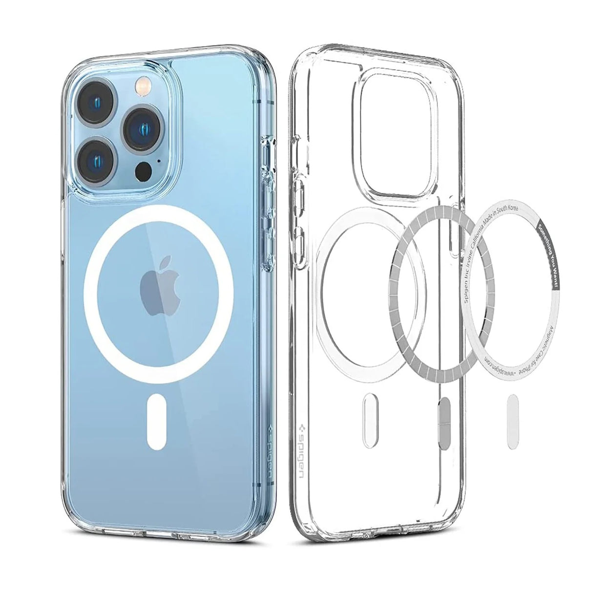 USP Apple iPhone 8 Plus/ iPhone 7 Plus Clear Case with MagSafe - Crystal Clear, 360° Rotating, Scratch Resistant,Durable, 3 Year Warranty