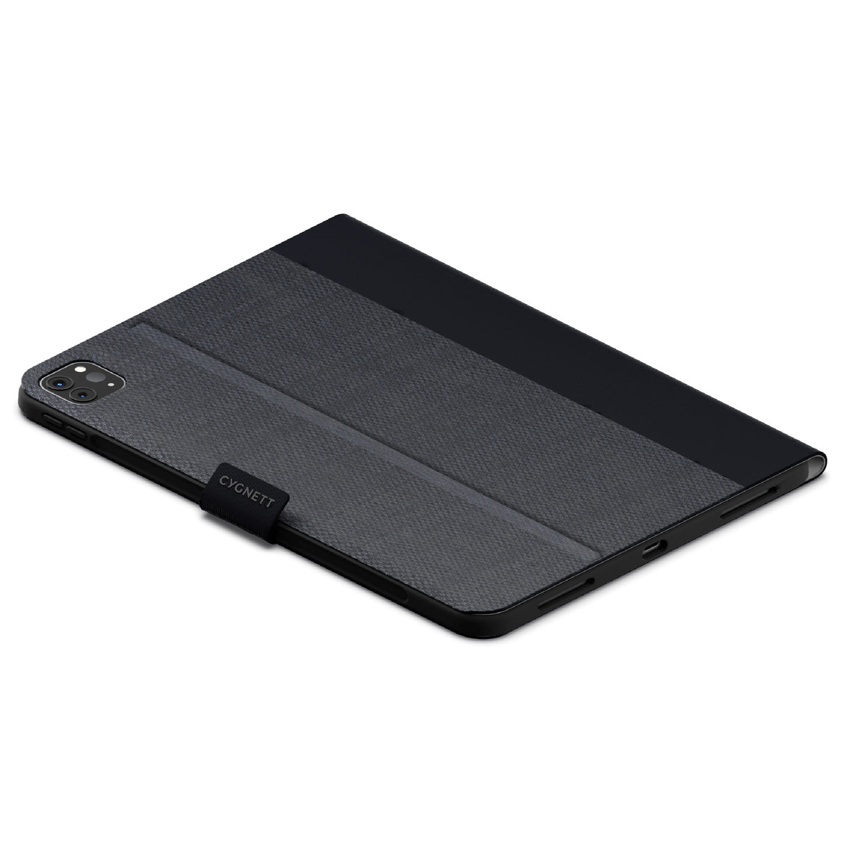 Cygnett TekView Apple iPad Pro (13') (M5/M4) (8th/7th Gen) Case - Black(CY4976TEKVI), 4ft Drop Protection, Pencil Storage, 2 Years Warranty