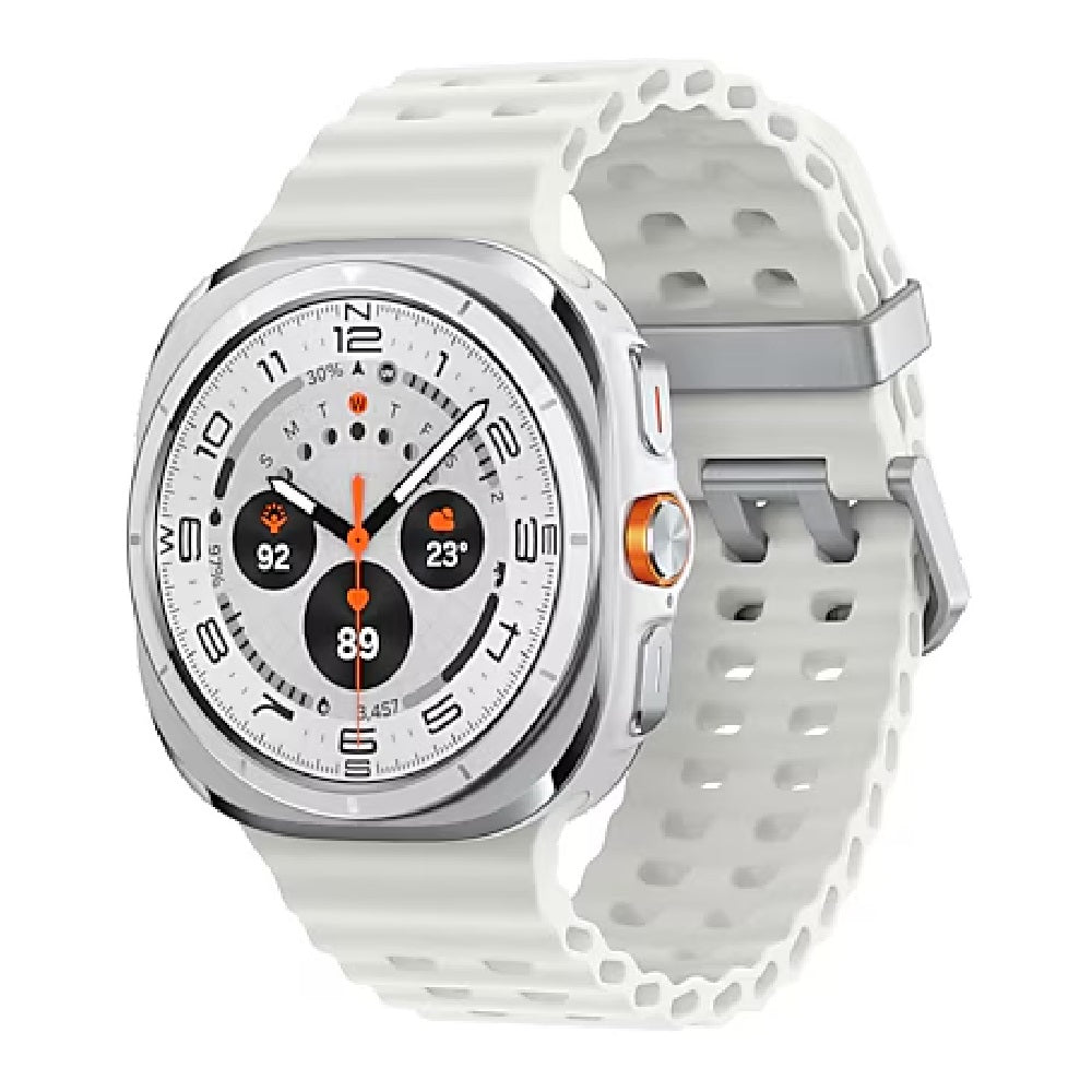 Samsung Galaxy Watch Ultra 2025 Bluetooth + 4G (47mm) - Titanium White(SM-L705FAW1XSA), 1.5', Super AMOLED, 1.6Hz, 2GB/64GB, 590mAh, 2 Years Warranty