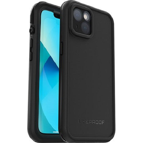 LifeProof FRE Apple iPhone 13 Case Black - (77-85527), WaterProof, 2M DropProof, DirtProof, 360° Protection, Built-In Screen-Cover, 7 Years Warranty