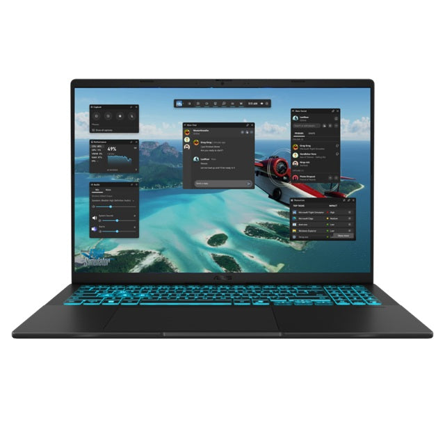 ASUS V16 16' INTEL CORE7 240H 144Hz FHD+WUXGA (1920 x 1200) 16:10 DDR5/ RTX5060-8GB GDDR7/ 16G*2 1TB PCIEG4 1.95kg 1yr waty Matte Black Win11 Pro Note