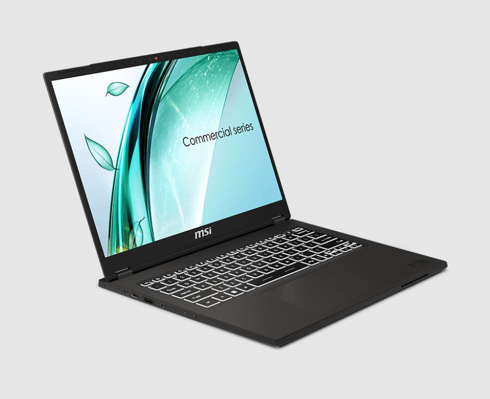 (Commercial) MSI Commercial Series Notebook 14' FHD+, Intel Core i7-13700H, 16GB DDR4, 1TB SSD, Intel Iris Xe Graphics, Windows 11 Pro, 1-Yr Warranty