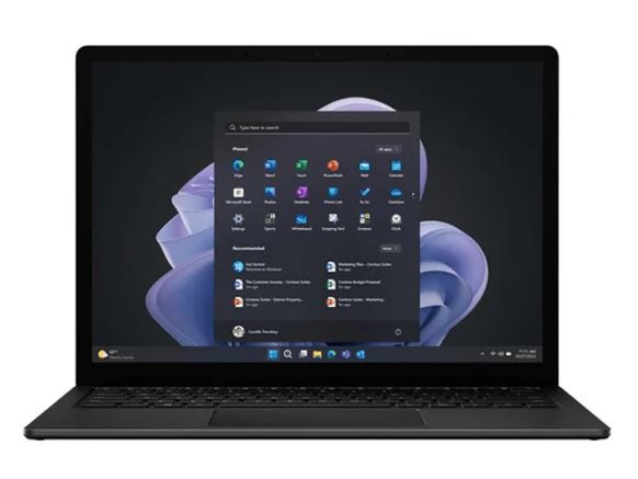 Microsoft Surface Laptop 5 13.5' Touch Intel Core i7-1265U 16GB 512GB SSD WIN 11 DG 10 PRO Iris Xe Graphics USB-C TB4 WIFI6 BT 18.5hr Black 1yr