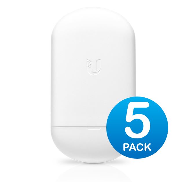 Ubiquiti NanoStationAC - 5GHz airMax AC Radio - 5 Pack,450+ Mbps Throughput,