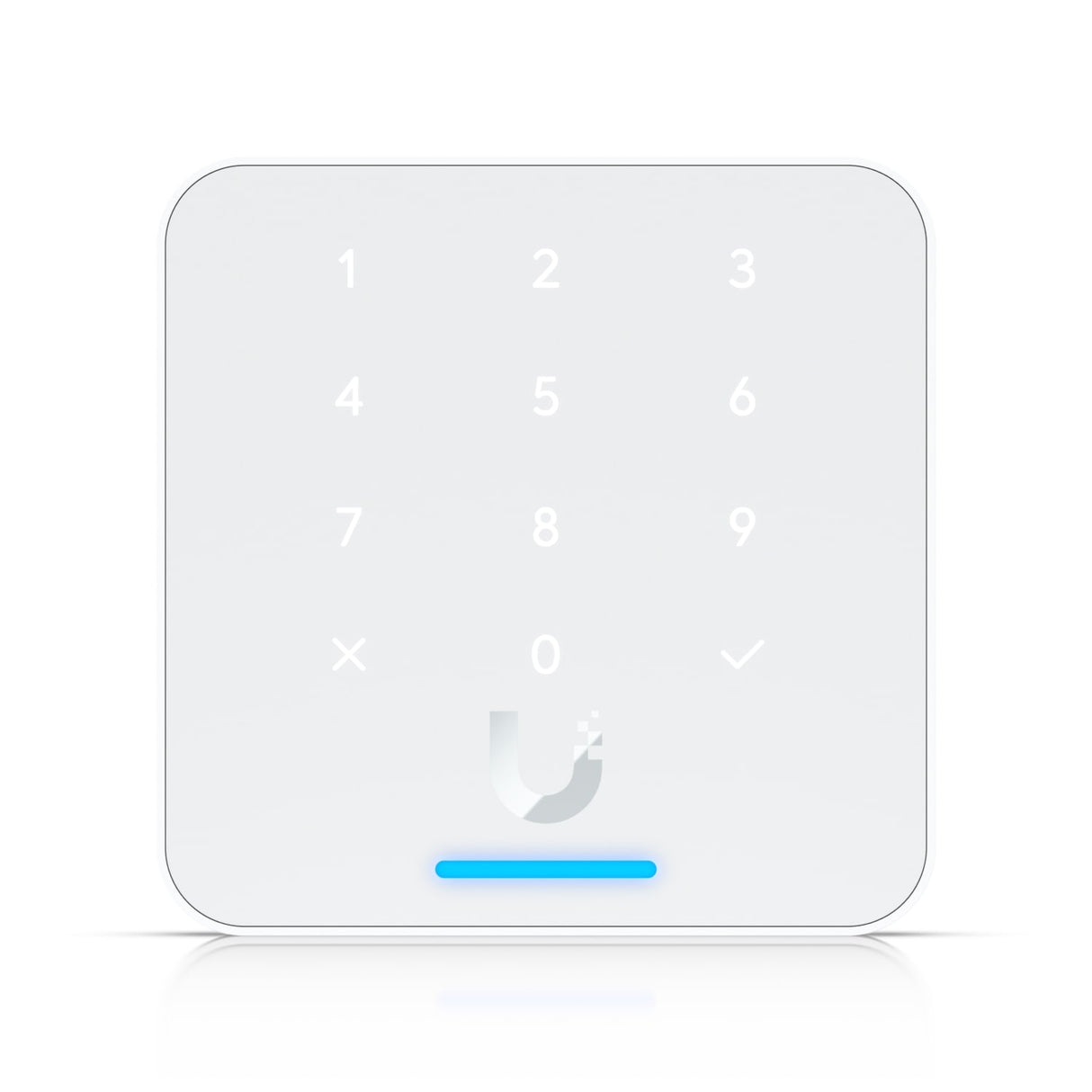 Ubiquit Reader Flex, White ,Third-generation NFC Card Reader With A Keypad & Apple Touch Pass Support, Outdoor IP55, Power via POE