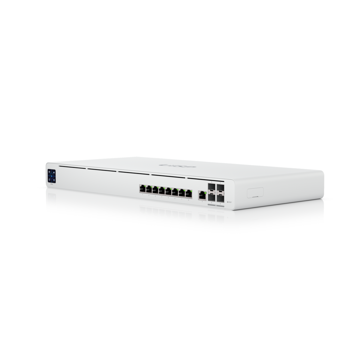 Ubiquiti UISP Router Professional, (9) GbE RJ45 ports, (4) 10G SFP+ ports, Integrated Layer 2 Switch, Up to 9,500 Mbps NAT Throughput,