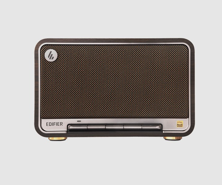 Edifier D32 Smart Speaker wifi and bluethooth black walnut