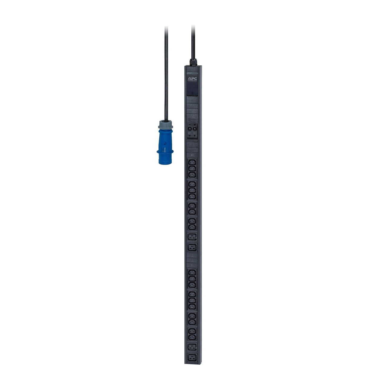 APC Easy Rack Basic PDU, 0U Vertical, 230V/32A 2P+E Input, 1 Phase, 7.4kW, 4x IEC C19 & 20x IEC C13 Outlets