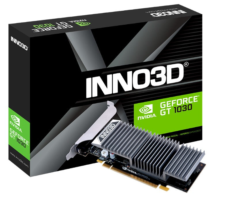 INNO3D nVidia GeForce GT1030 2GB DDR5 1468MHz Boost 167x55mm 2 Slot