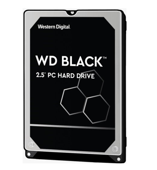 Western Digital WD Black 1TB 2.5' HDD SATA 6gb/s 7200RPM 64MB Cache SMR Tech for Hi-Res Video Games 5yrs Wty (LS) ---WD20SPZX