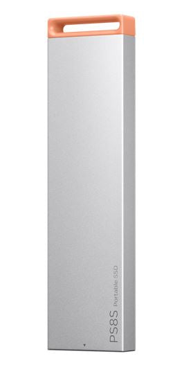 Lenovo PS8S 2TB External Portable SSD ~1050MB/s USB3.2 Gen2 USB-C Stylish Metal Body Lightweight 40g Durable for PC MAC PS4 Xbox Android iPad Pro