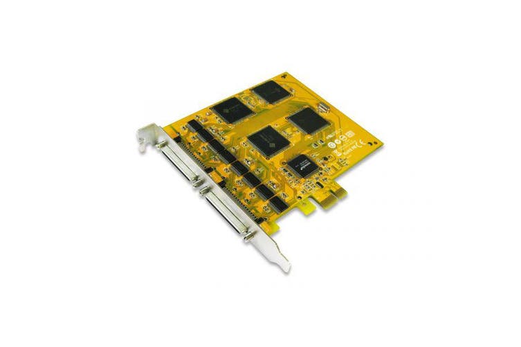 Sunix 16-port RS-232 High Speed PCI Express Serial Board, 921.6Kbps, Support Microsoft Windows, Linux, and DOS