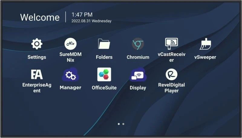 ViewSonic CDE7530 75' 4K Presentation Display, Wireless presentation Single USB-C cable 24/7 video playback Remote management ProAV Portrait display