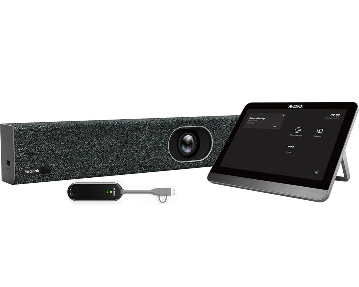 Yealink MeetingBar A20 Microsoft Teams and Zoom Rooms on Android for Small Rooms,6-10 people, CTP18 Touch Panel and WPP30 Wireless Sharing