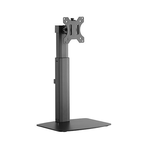 Brateck Single Free Standing Screen Pneumatic Vertical Lift Monitor Stand Fit Most 17'-32' Flat and Curved Monitors Up to 7 kg VESA 75x75/100x100 （LS）