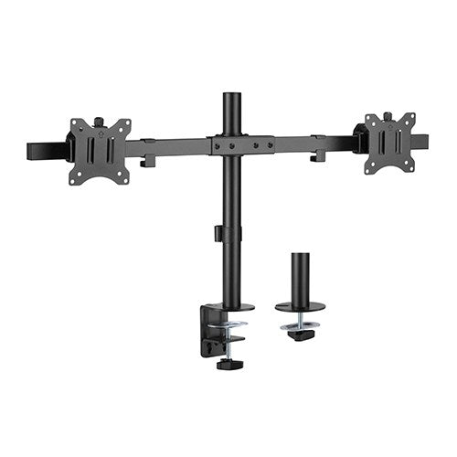 Brateck Pole Mount Dual-Screen Monitor Mount Fit Most 17'-32' Monitors, Weight Capacity (per screen): 9kg VESA 75x75/100x100 （LS）