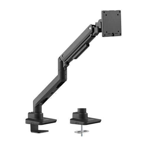 Brateck Fabulous Desk-Mounted  Heavy-Duty Gas Spring Monitor Arm Fit Most 17'-49' Monitor Up to 20KG VESA 75x75,100x100 (Black) （LS）