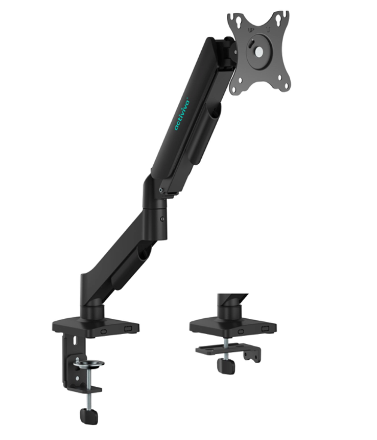 mbeat® Activiva Ergolife Single-Screen Gas Spring Monitor Arm allows you to smoothly adjust the height angle and tilt of your screen with minimal (LS)
