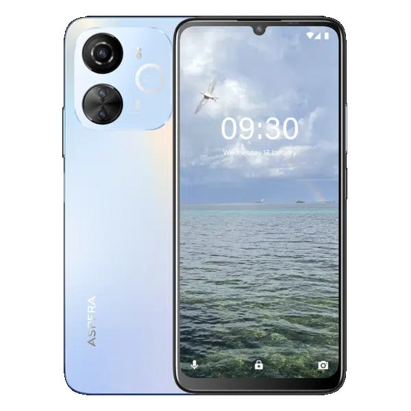 Aspera AS-10 4G 128GB - Blue (P02243102)*AU STOCK*, 6.7', 4GB/128GB, 50MP/8MP, Dual SIM, 5000mAh, 1 Year Warranty