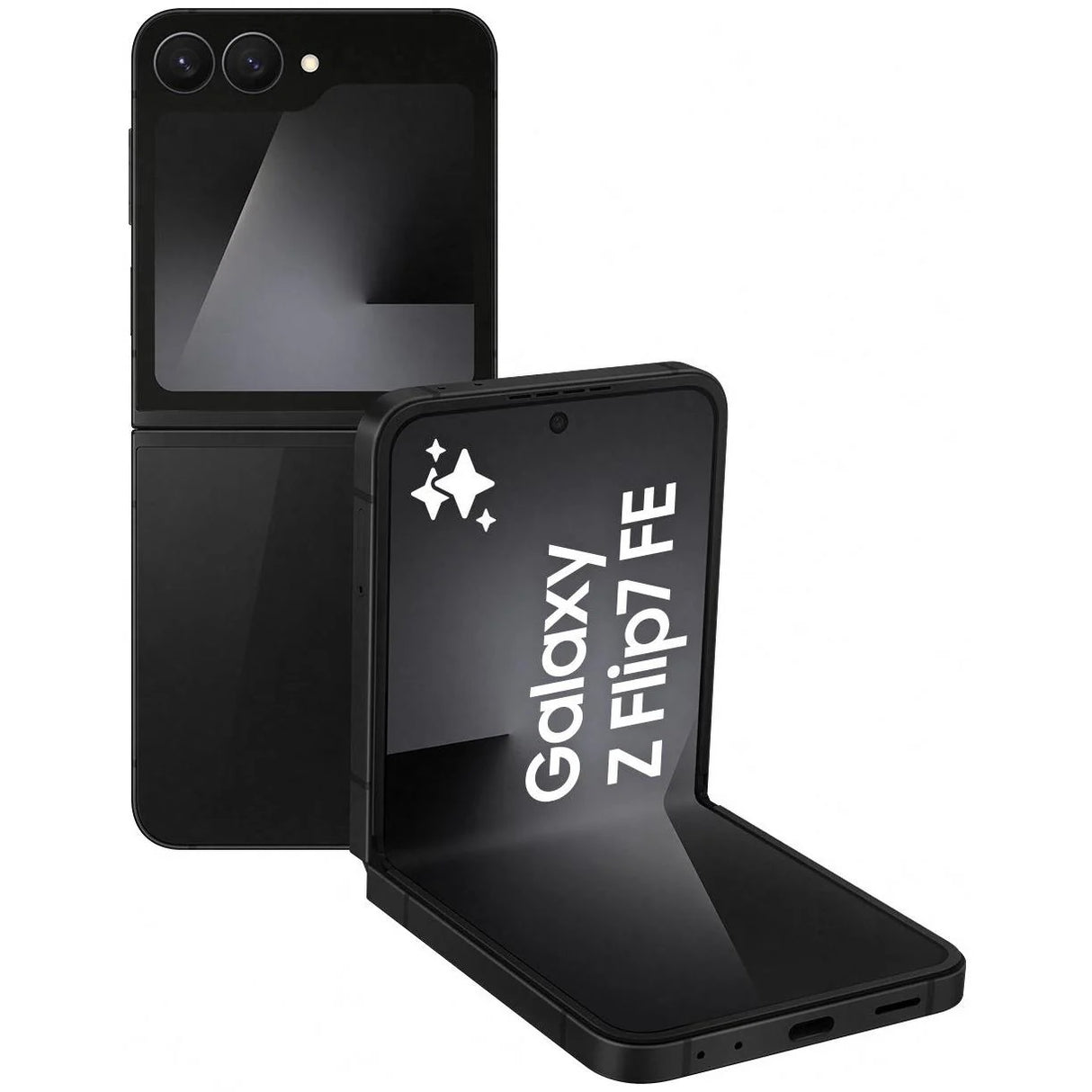 Samsung Galaxy Z Flip7 FE 5G 256GB - Black *AU STOCK*, 6.7', Full HD+, 120Hz, 8GB/256GB, 50MP/10MP, Single+ eSIM, 4000mAh, 2 Years Warranty
