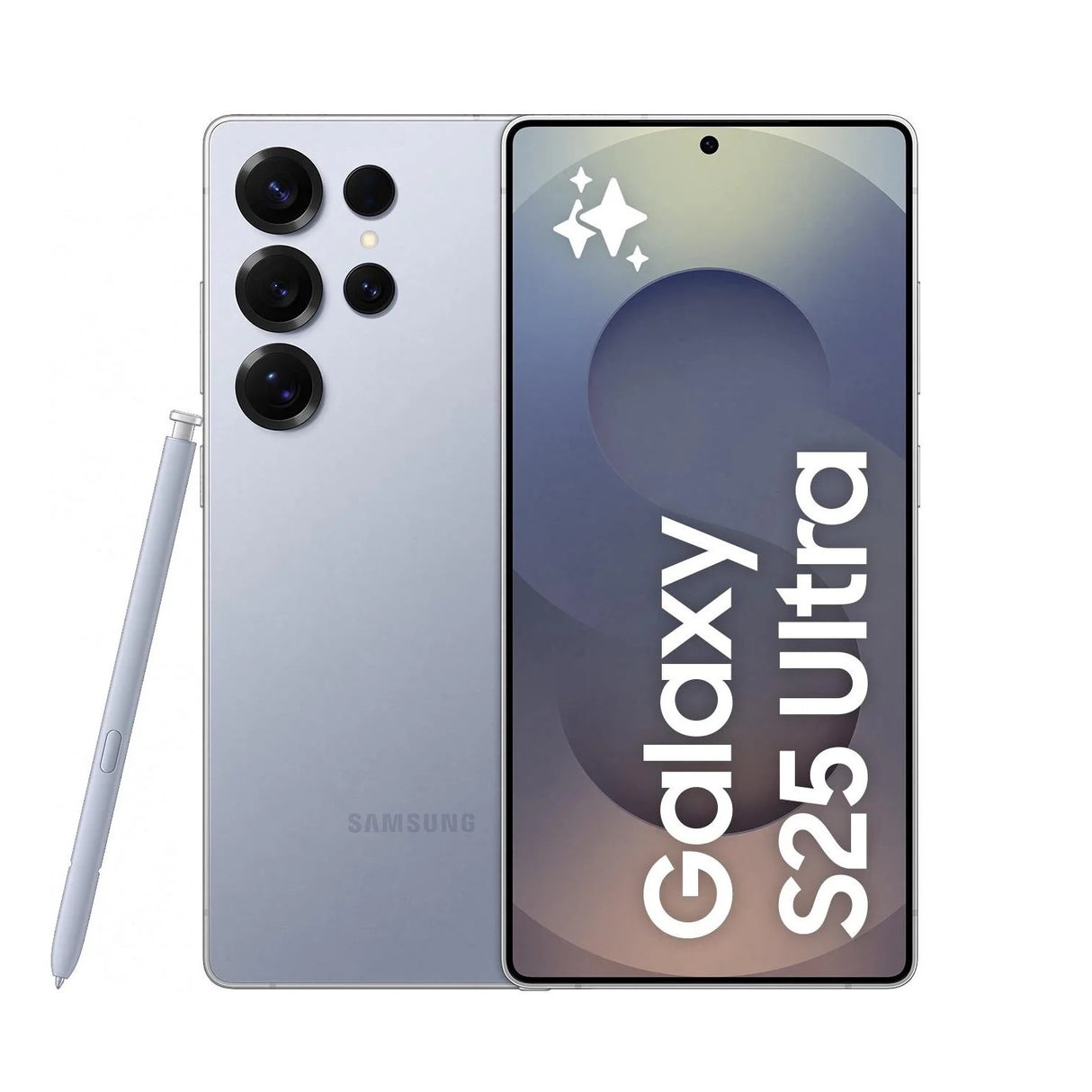 Samsung Galaxy S25 Ultra 5G 1TB - Titanium Silver Blue *AU STOCK*, 6.9', 12GB/1TB, 200MP/50MP, Single+ eSIM, AI, 5000mAh, 2 Years Warranty