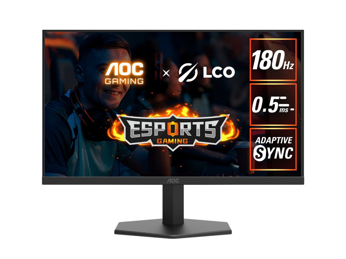 AOC 27'QHD,IPS,180Hz,1ms GtG / 0.5ms MPRT,HDR10,1H1DP, normal stand,Adaptive Sync,Low input lag,Gaming mode,Dial Point,Shadow  Control,(LS)