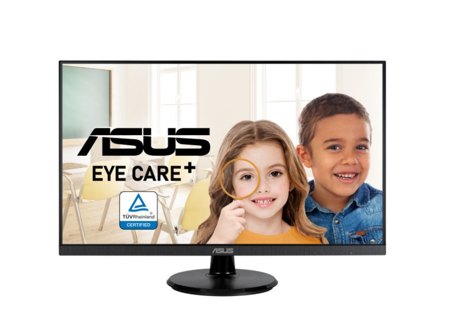 ASUS VA27DQF 27' Eye Care Gaming Monitor, IPS, Full HD, Frameless, 100Hz, Adaptive-Sync, 1ms MPRT, HDMI, DisplayPort, Low Blue Light, 2*2W Speakers