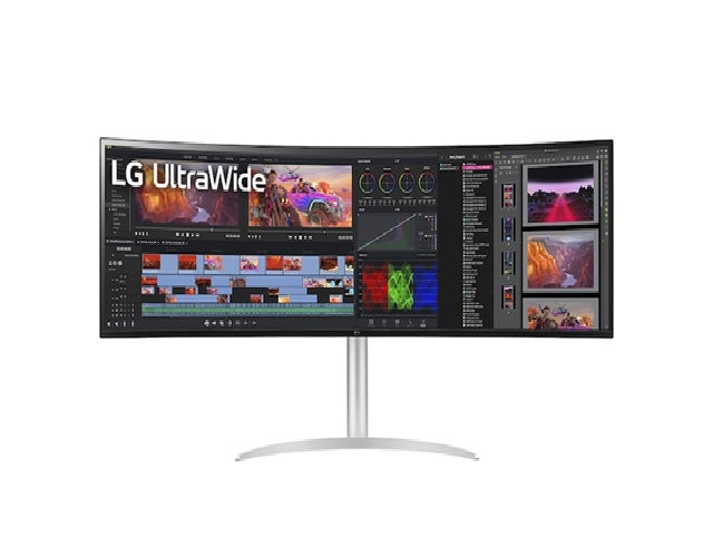 LG 49' 32:9 UltraWide Dual QHD Nano IPS™ 5120x1440 Curved -USB C, HDMI, DP, HDR400, USB-C (90w PD) Height Adjus, Speaker, Professional Monitor (LS)