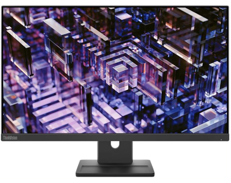 LENOVO ThinkVision E24Q-30 23.8'/24' 100Hz QHD IPS Monitor 2K 2560x1440 16:9 4ms Height Adjustable Tilt Pivot Swivel HDMI DP USB-C Speakers VESA 3yr w