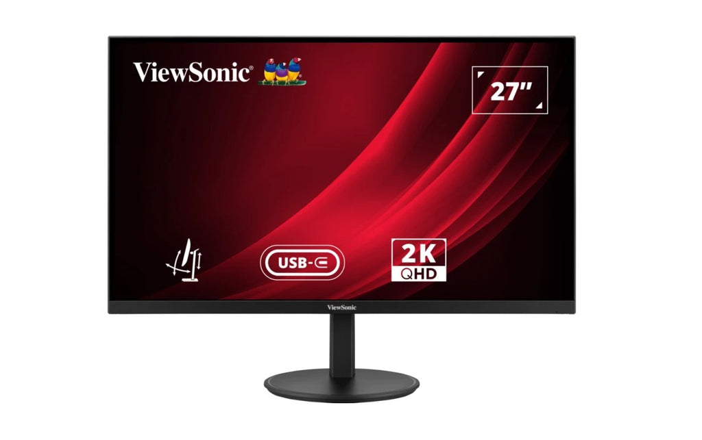 ViewSonic 27' VG 2K 2560 X 1440 SuperClear IPS, USB-C 65w  Hub, DP, Height Adjust, 3y Advance Replacement, Business Pro Monitor