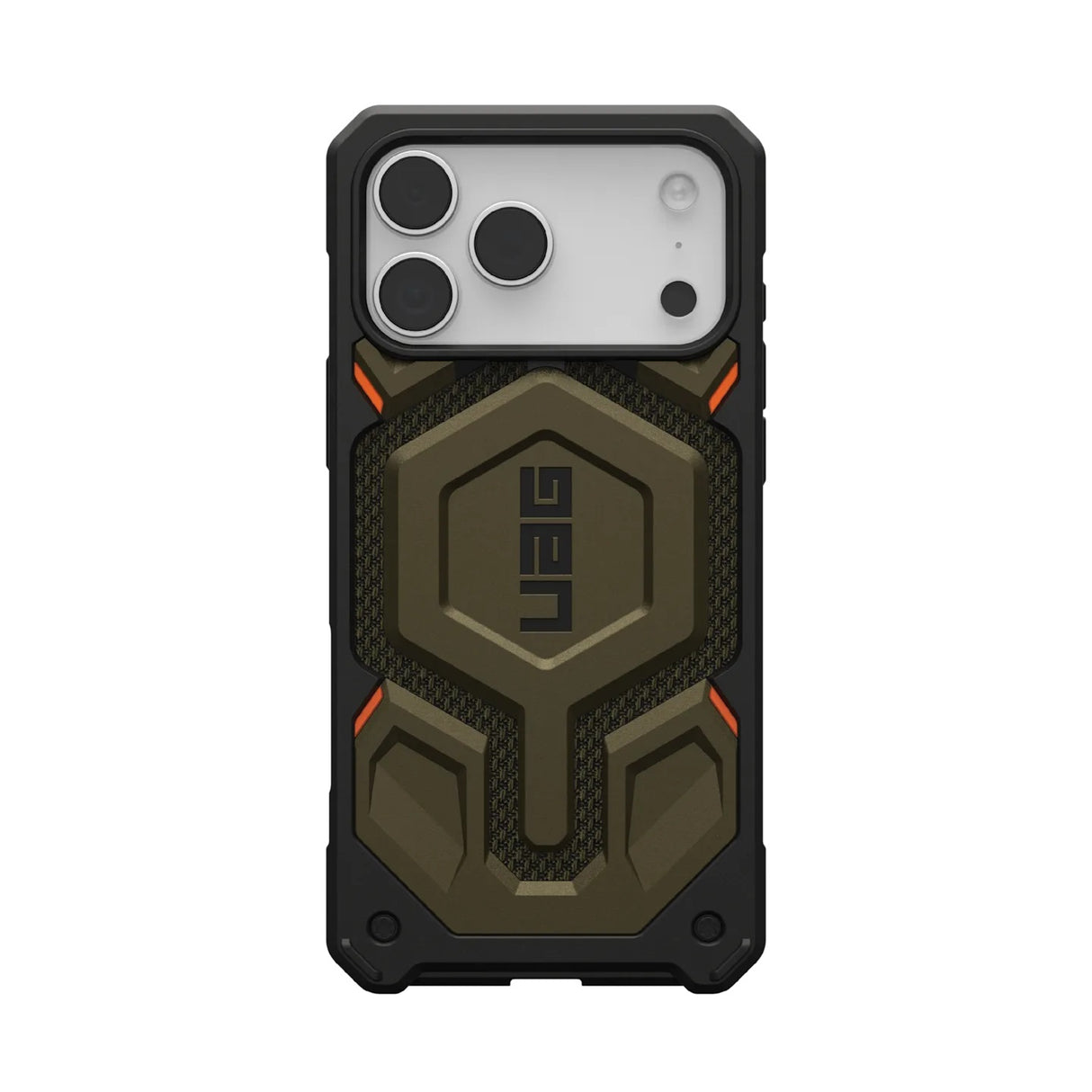 UAG Monarch Pro MagSafe Kevlar Apple iPhone 17 Pro Max (6.9') Rugged Case - Kevlar Element Green(11451411397B), Shock Protection, 10 Years Warranty