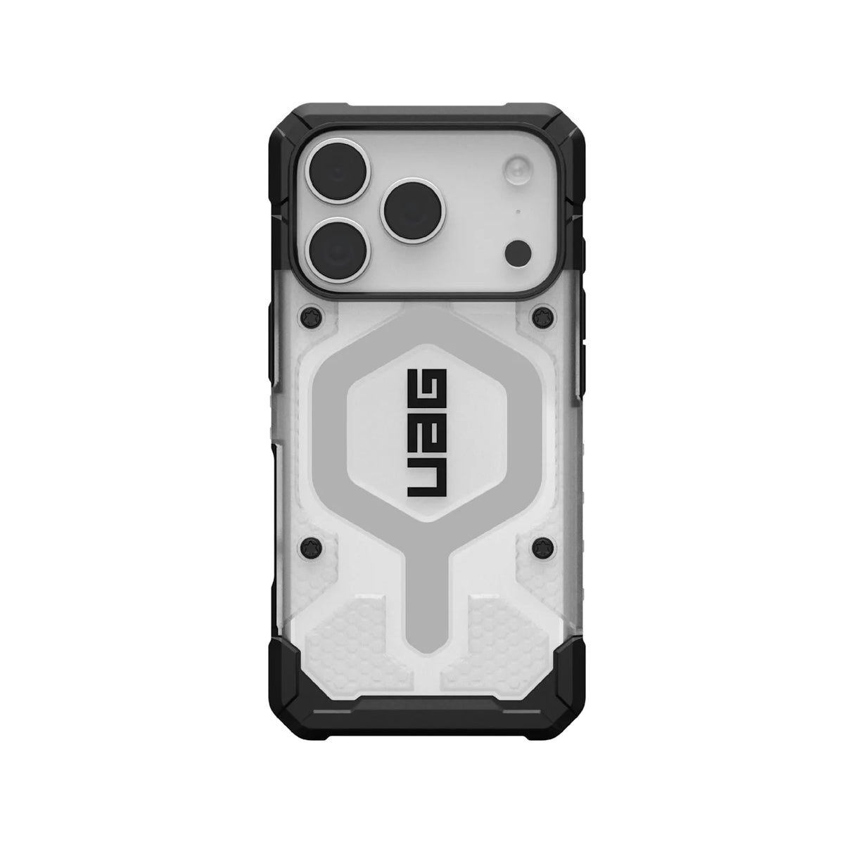 UAG Pathfinder Clear MagSafe Apple iPhone 17 Pro (6.3') Rugged Case - Ice/Silver (114551114333), Impact Resistance, Lightweight, 10 Years Warranty