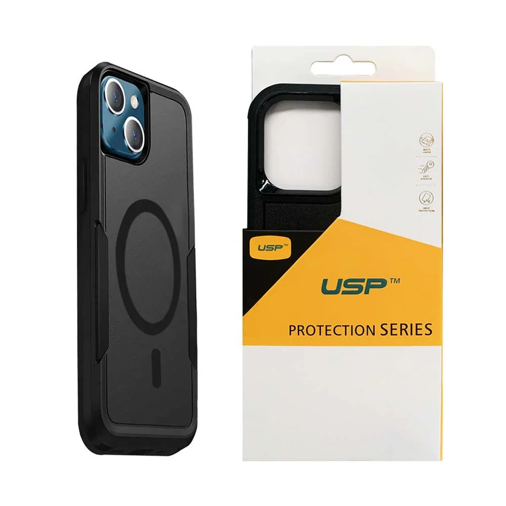 USP Apple iPhone 16 Pro Max (6.9') Armor Rugged Case With MagSafe Black - Military-Grade, Multi layers, No-Slip, Sleek, 3 Years Warranty