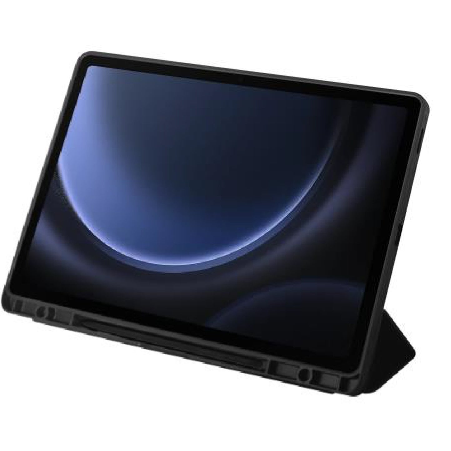 OtterBox React Folio Samsung Galaxy Tab S9 FE+ (12.4') Case Black- (77-95367),DROP+ Military Standard,Raised Edges,7 Years Warranty