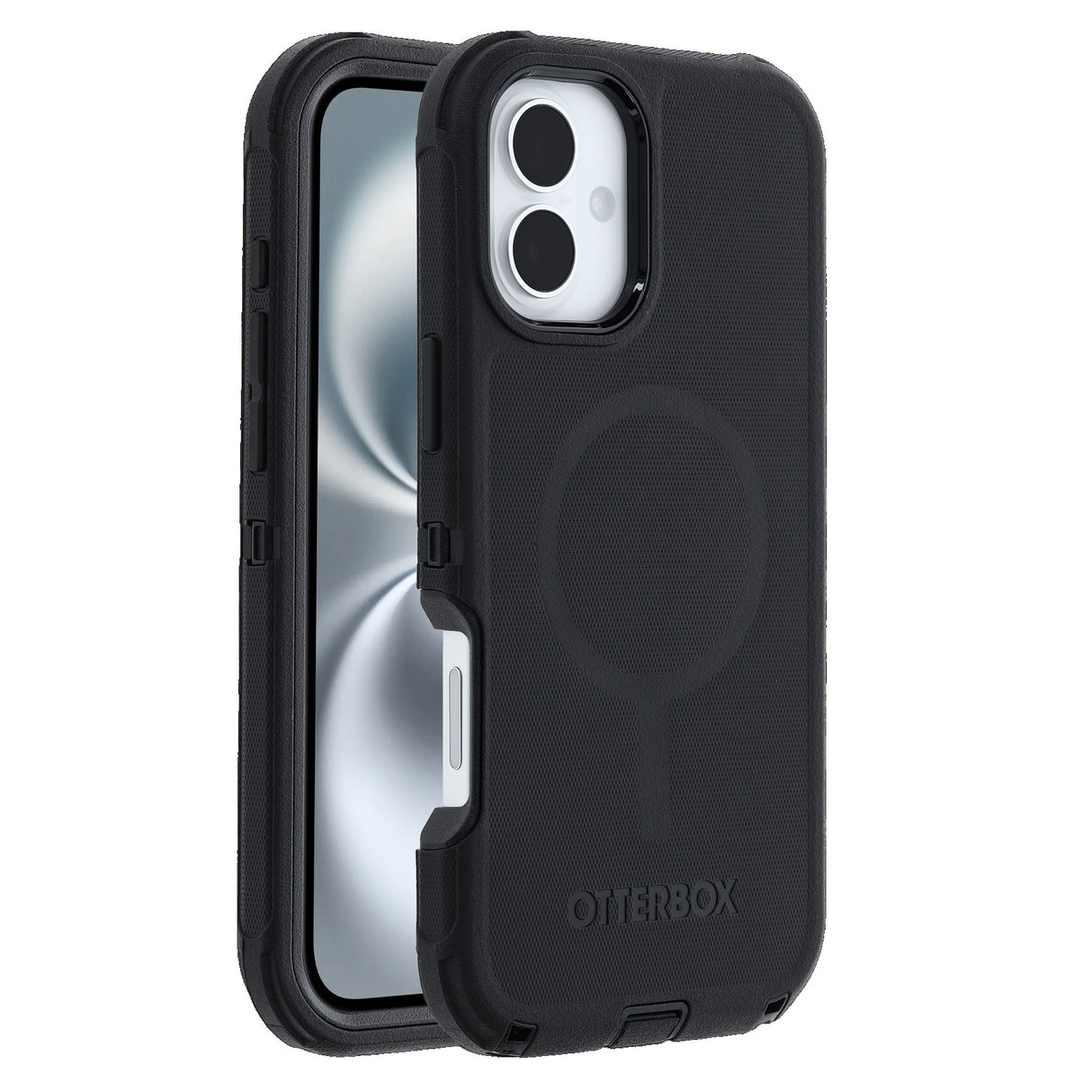OtterBox Defender MagSafe Apple iPhone 16 Plus (6.7') Case Black - (77-95949), DROP+ 7X Military Standard, Tri-Layer, Port Covers, 7 Years Warranty