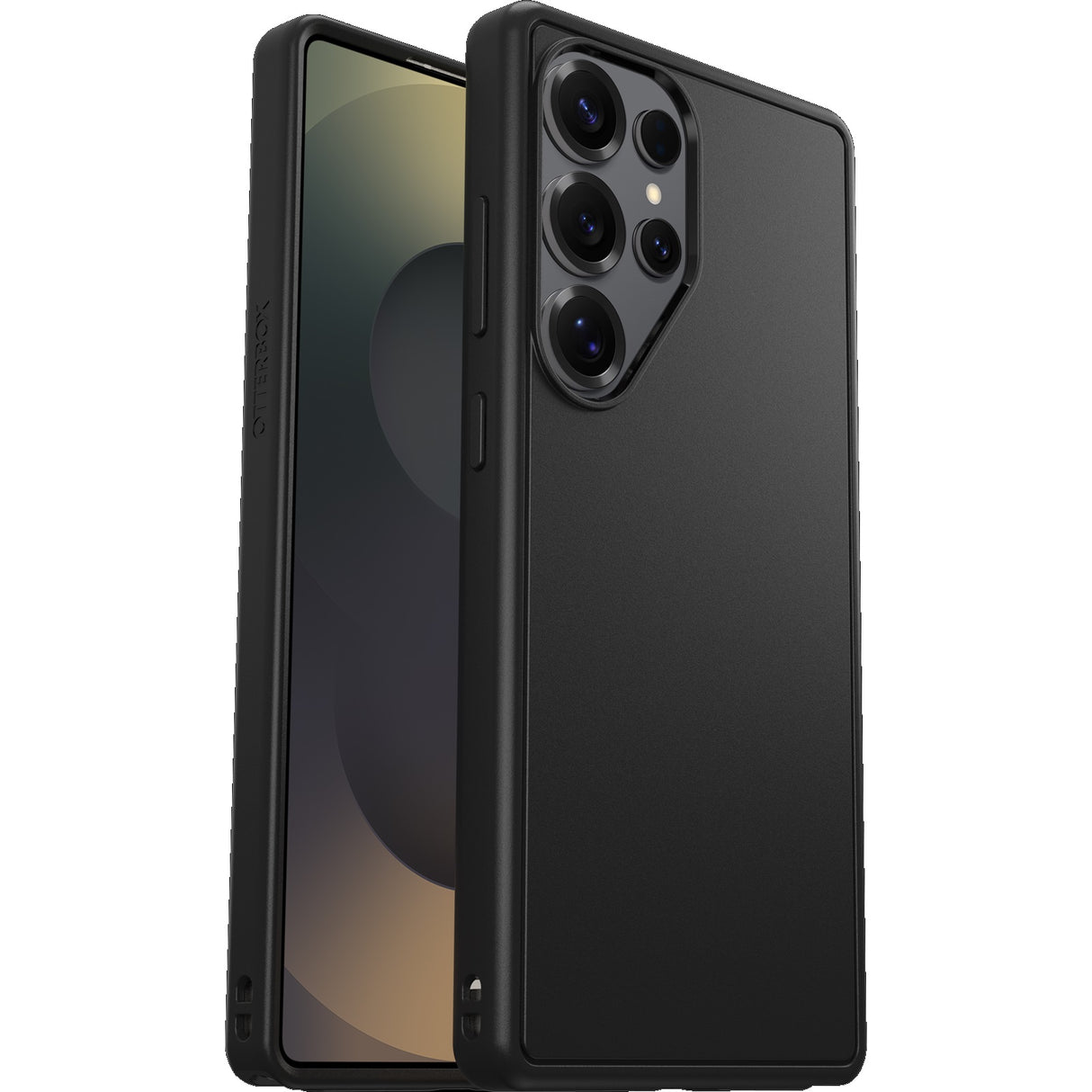 OtterBox React Samsung Galaxy S25 Ultra 5G (6.9') Case Black Crystal (Clear/Black) - (77-97504)),Antimicrobial,DROP+ Military Standard,7 Years Warrant