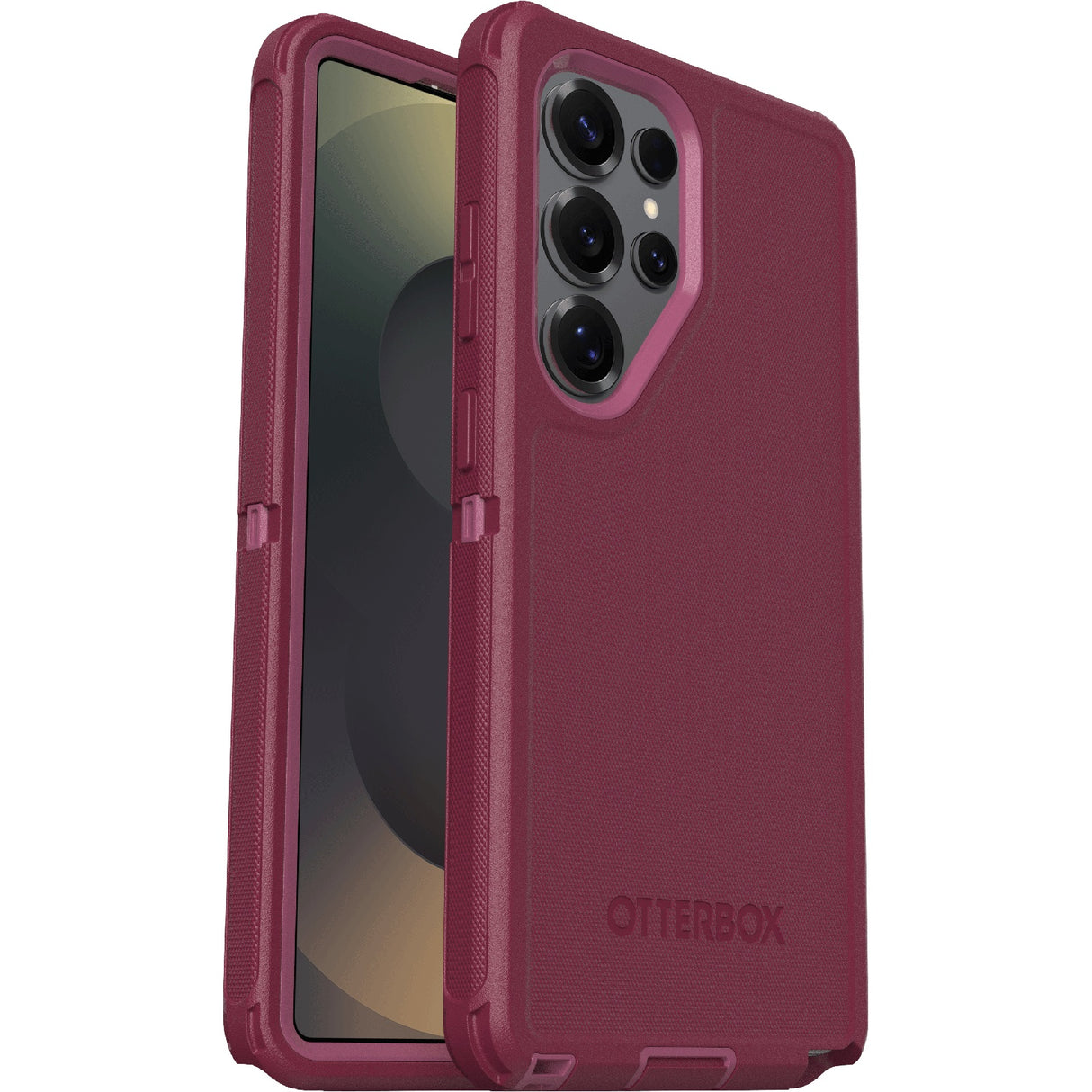 OtterBox Defender Samsung Galaxy S25 Ultra 5G (6.9') Case Foxberry Pink - (77-97619), DROP+ 7X Military Standard, Reinforced Corners, 7 Years Warranty
