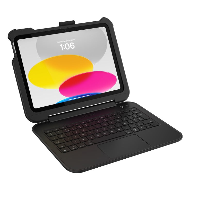 OtterBox Achiever 360 Apple iPad (11.0') 11th Gen (A16) / iPad 10th Gen (10.9') Keyboard with Case (English) Black  - (77-97885 ), 7 Years Warranty
